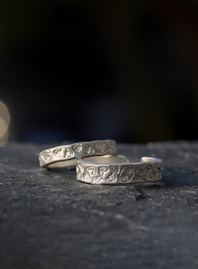 阿林的饰界男女款纯银手工古法