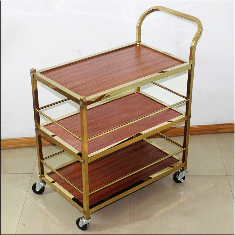 餐厅送餐车 三层不锈钢茶水KTV酒水车  小吃车移动甜品蛋糕手推车,淘宝优惠券,粉丝福利购,淘宝优惠卷