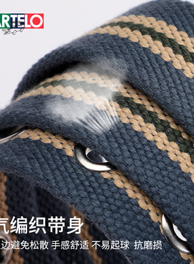 男士帆布休闲百搭腰带户外裤带潮