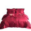 New Chinese style double wedding embroidery four-piece set