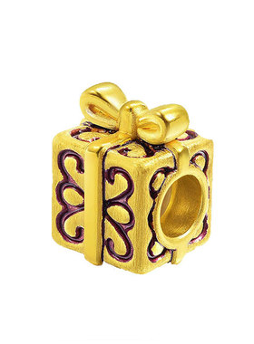 硬足金礼物编织情侣手链李福记