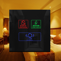 Hotel Guesthouse Guest Room Electronic Doorplate Door Display Smart Touch Doorbell Switch 86 Dont scramble cleaning up later customizable