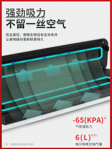 莱盟真空封口机家用小型食品抽真空保鲜塑封机商用熟食零食包装机-图2