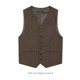 Daoying suit vest retro stripes