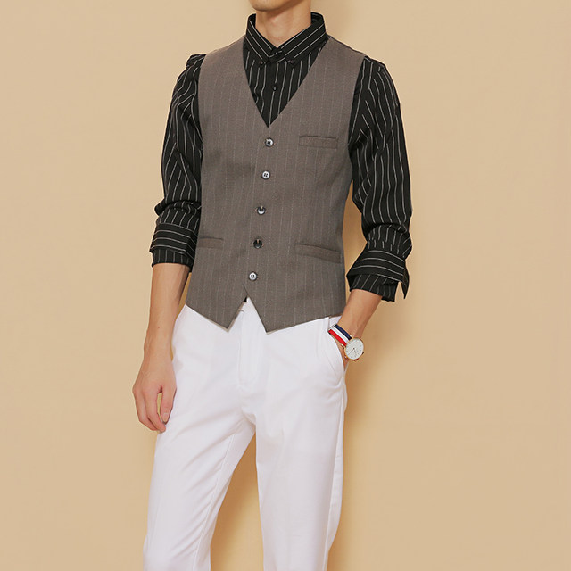 Vest vest autumn and winter Korean style casual men's suit