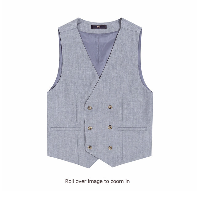 Other striped double-breasted vest retro trend