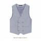 Other striped double-breasted vest retro trend