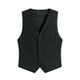 Old money style British retro plaid vest