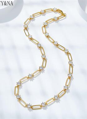 欧美ins复古风叠戴款项链