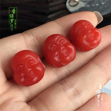 DIY аксессуары 南红佛头弥勒佛南红小佛头保山南红散珠原石手串配饰满肉云南宝山