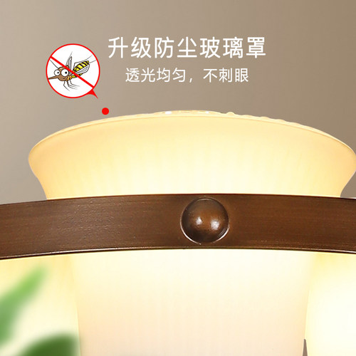 美式复古别墅楼梯小吊灯餐厅灯卧室灯书房灯阳台灯单头设计师款 - 图2