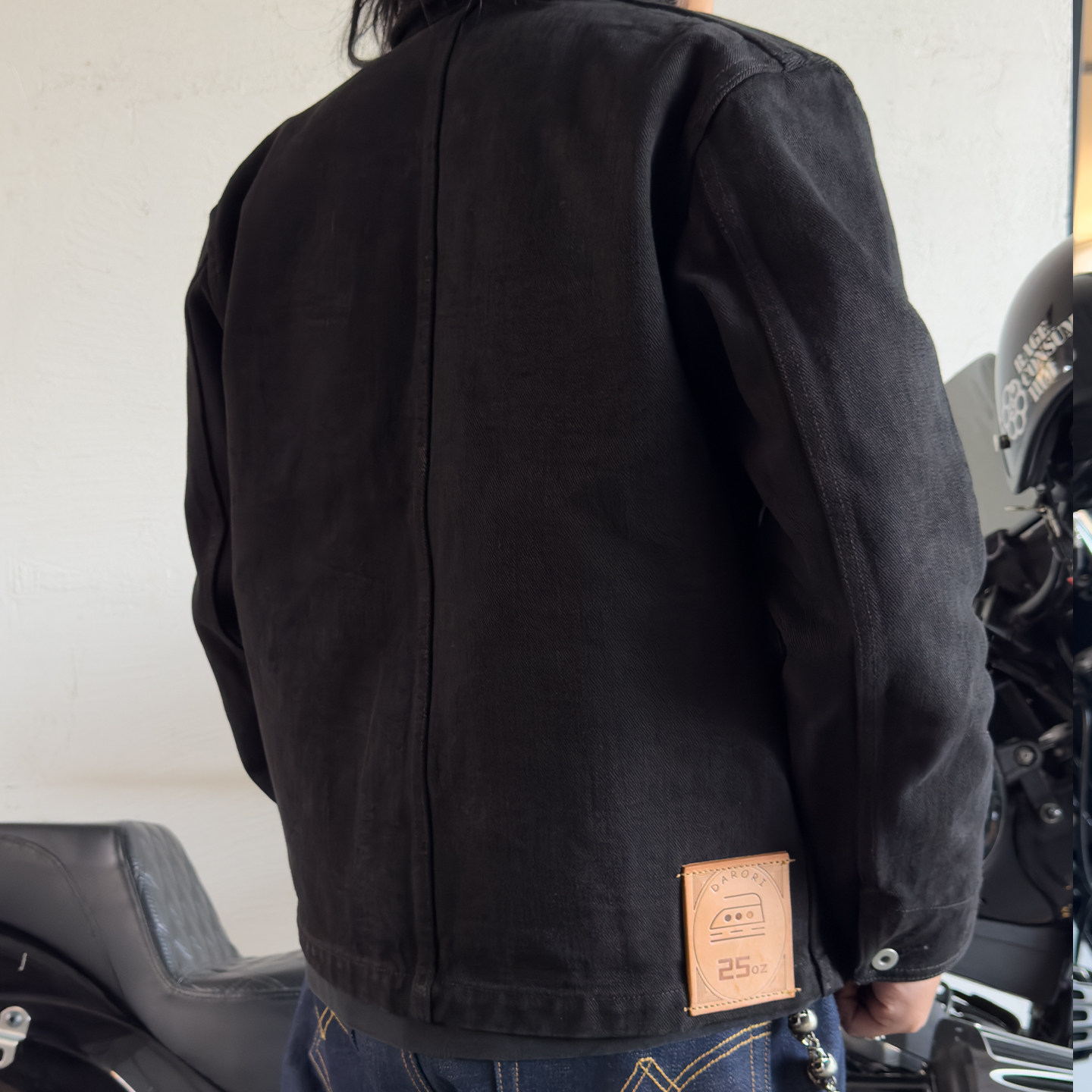 25oz碳化黑重磅赤耳丹宁牛仔Type2代夹克蓝黑叠染666直筒牛仔裤,淘宝优惠券,粉丝福利购,淘宝优惠卷