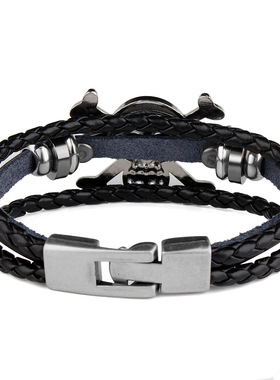 欧美日韩非主流朋克鬼头手链夸张