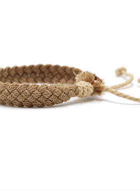 棉麻手链男女ins风手工编织文艺