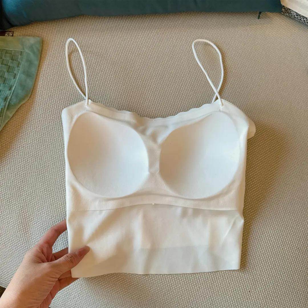 【云朵无感带】小允姐姐2024新款气质时尚百搭休闲吊带背心短款