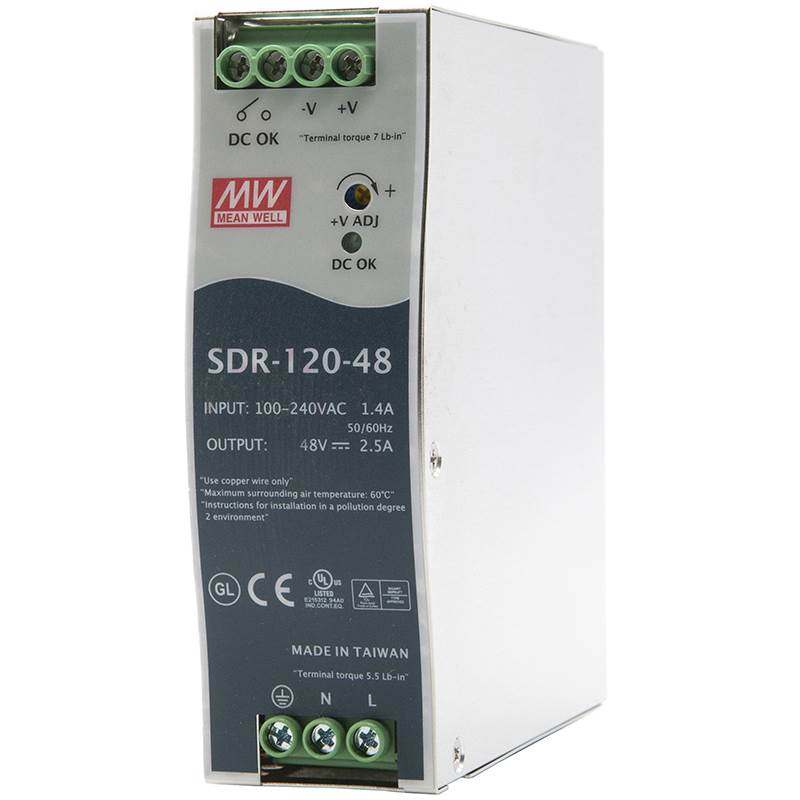 议价SDR-120-48台湾明纬120W48V2.导轨开关电源超薄工业经济高效P - 图3