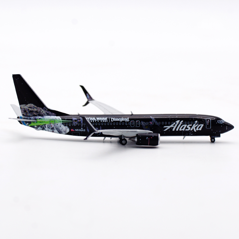 现货 1:400 阿拉斯加航空 B737-800 N538AS 星球大战 客机 SA4009 - 图2