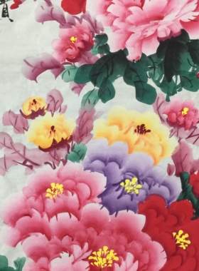 中堂手工三尺走廊竖版装饰宣纸画