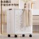 Foldable large-capacity bathroom laundry basket with wheels