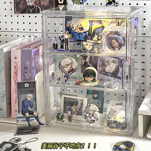 Barji storage box acrylic transparent display stand desktop