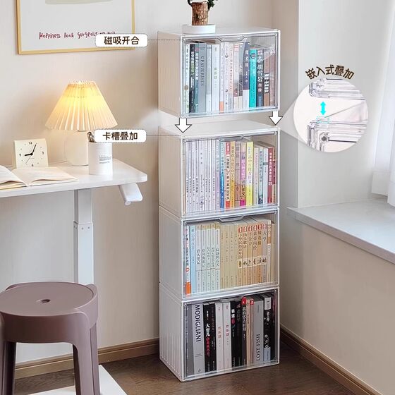 Book box book acrylic storage box transparent dustproof