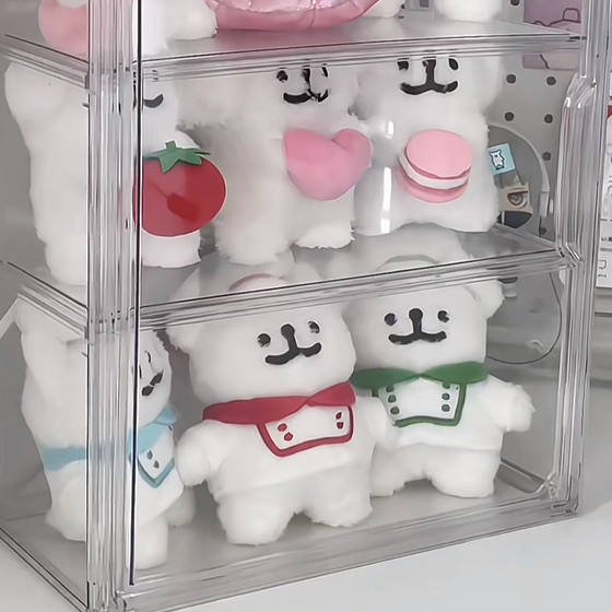Doll storage box transparent acrylic display stand