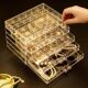 Jewelry Box Earrings Jewelry Dustproof Storage Box