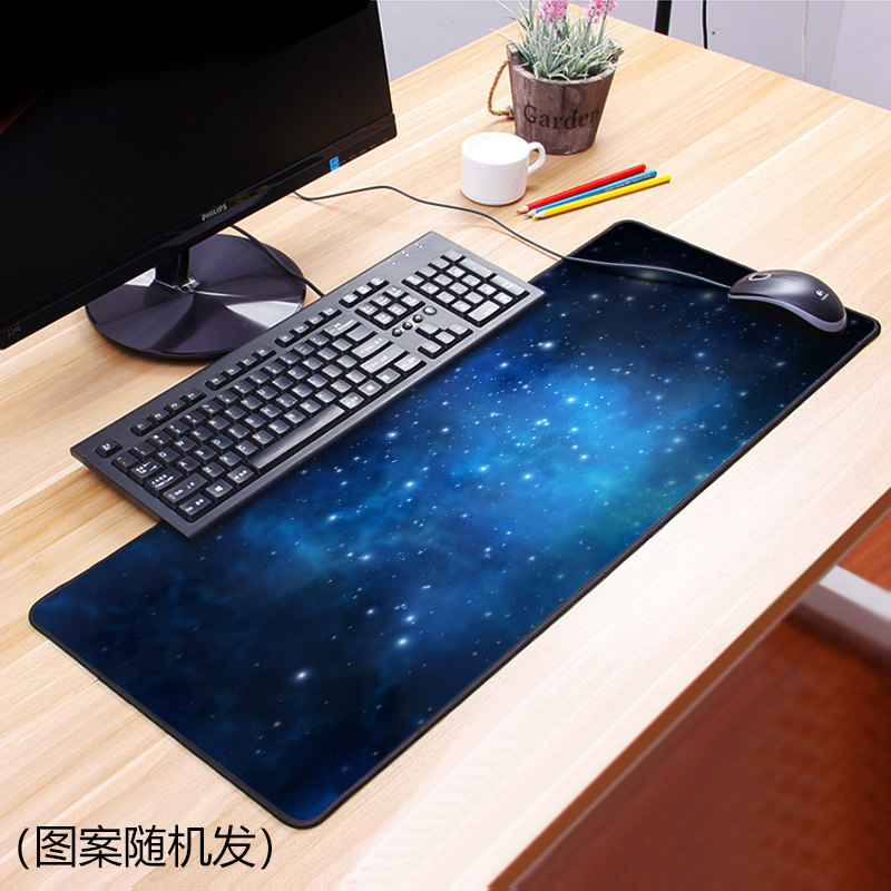 大号办公电脑桌面鼠标垫子加长超可爱女生动漫