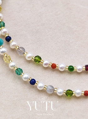 S925银镀金天然淡水珍珠项链手链小众设计感高级轻奢气质百搭