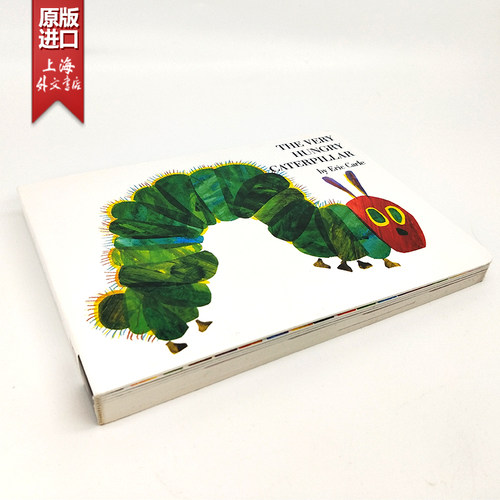 好饿的饥饿的毛毛虫 绘本洞洞书 0-3岁英文原版绘本The Very Hungry Caterpillar 纸板书eric carle艾瑞卡尔 幼儿启蒙英语绘本阅读 - 图0