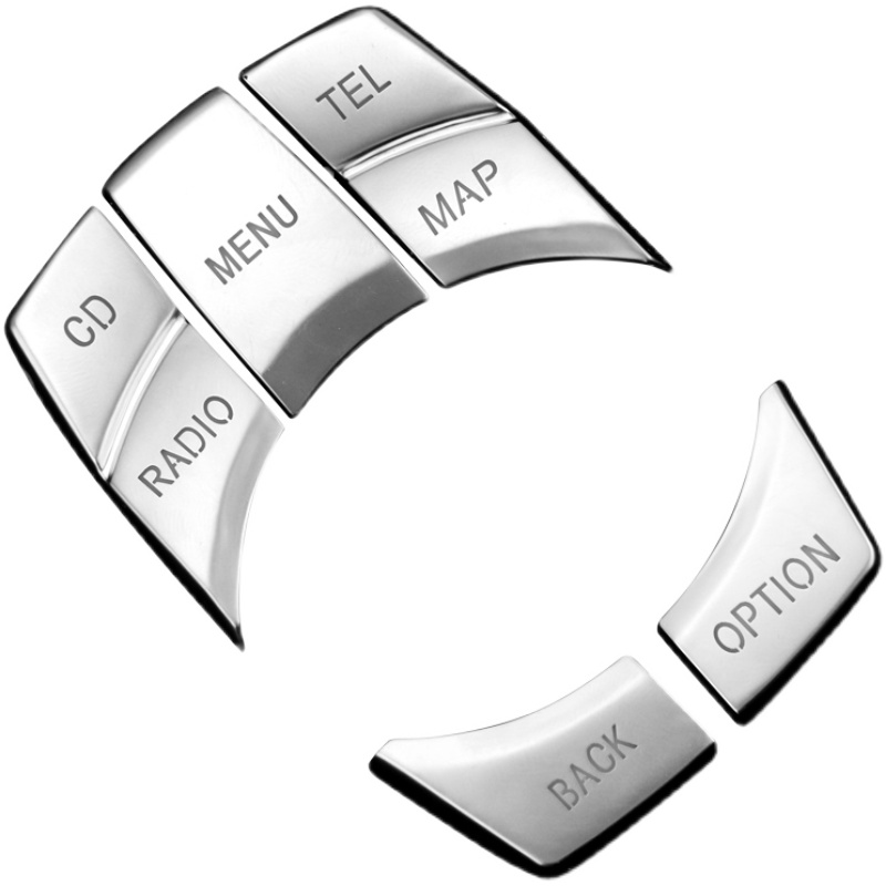 适用宝马老3系5系7系X1X5X6E90 E60多媒体按键改装旋钮内饰按钮贴 - 图3