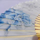 6 inch new Chinese style cheongsam portable small bamboo fan