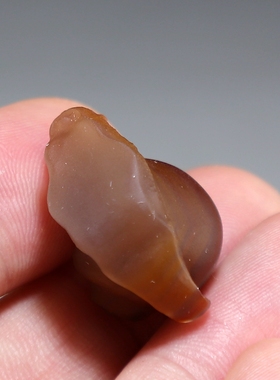 [蜗牛]天然缠丝玛瑙小摆件 萌宠挂件 楼叔孤品