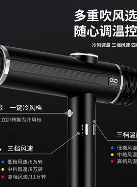ABP吹风机 H12专业电吹风大功率大风力家用速干造型高速风机静音