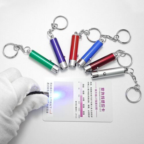 厂家迷你便携式UV紫光验钞灯LED防蓝光眼镜卡片测试灯防伪笔 - 图3