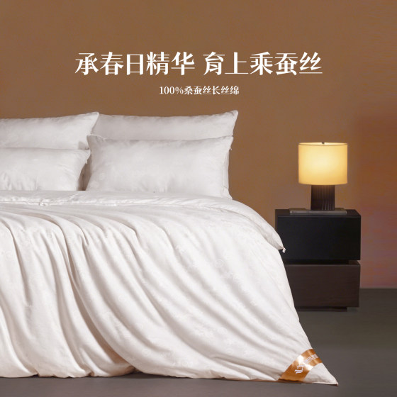 Grade 7A Chunshuanggongzhendianzhibao silk quilt