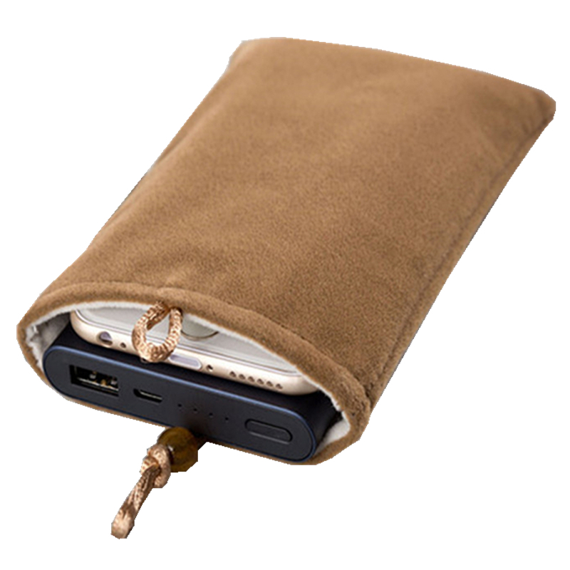 保护套适用于手机充电宝小米品胜移动电源绒布袋子硬盘数码收纳包 - 图3