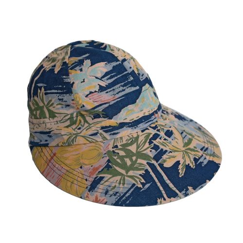 全棉印花大檐帽子女款粉色波点防晒遮阳春夏秋北欧骑行旅游沙滩 - 图3