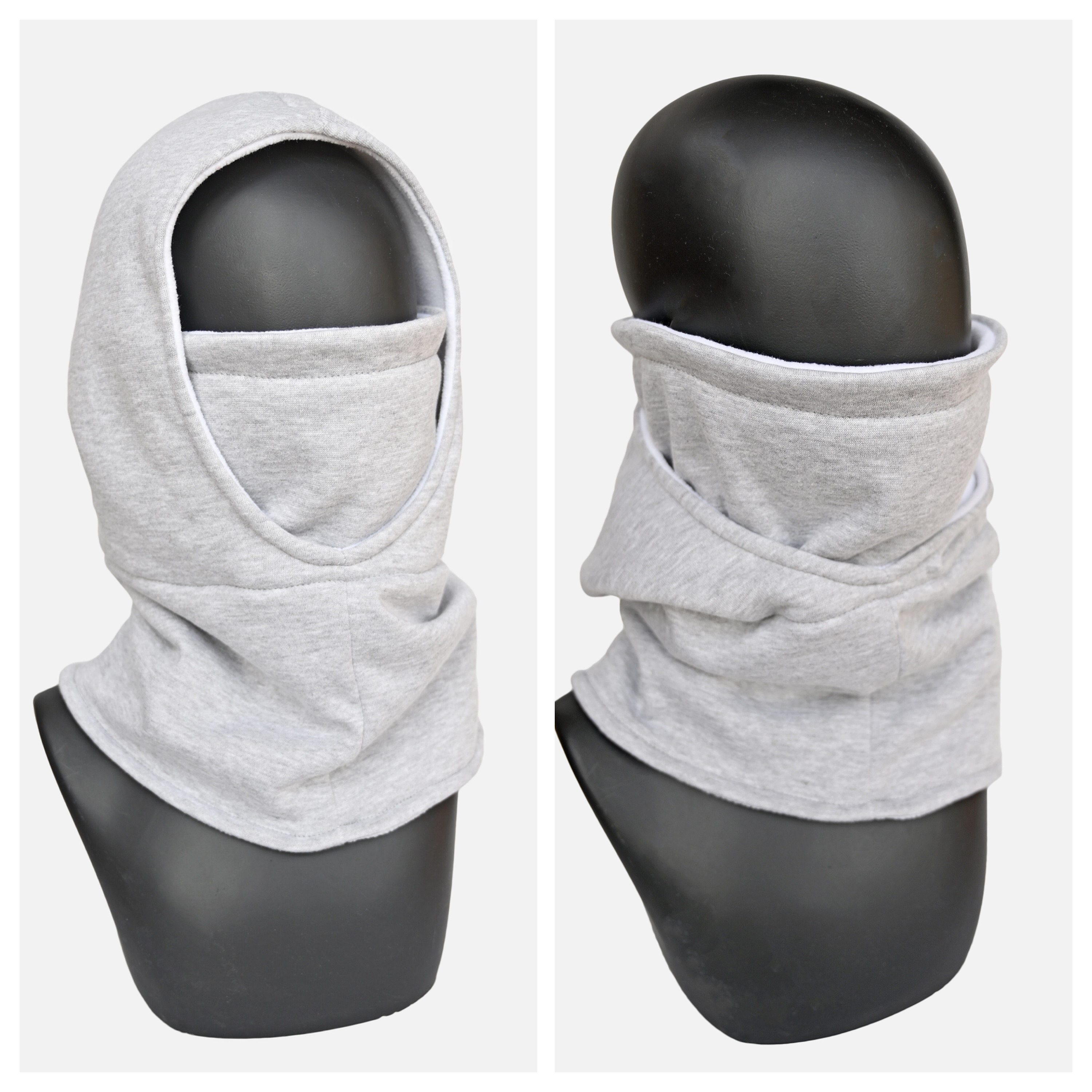 户外加厚护脸帽子面罩头套抓绒运动登山滑雪骑行防风保暖男女冬季