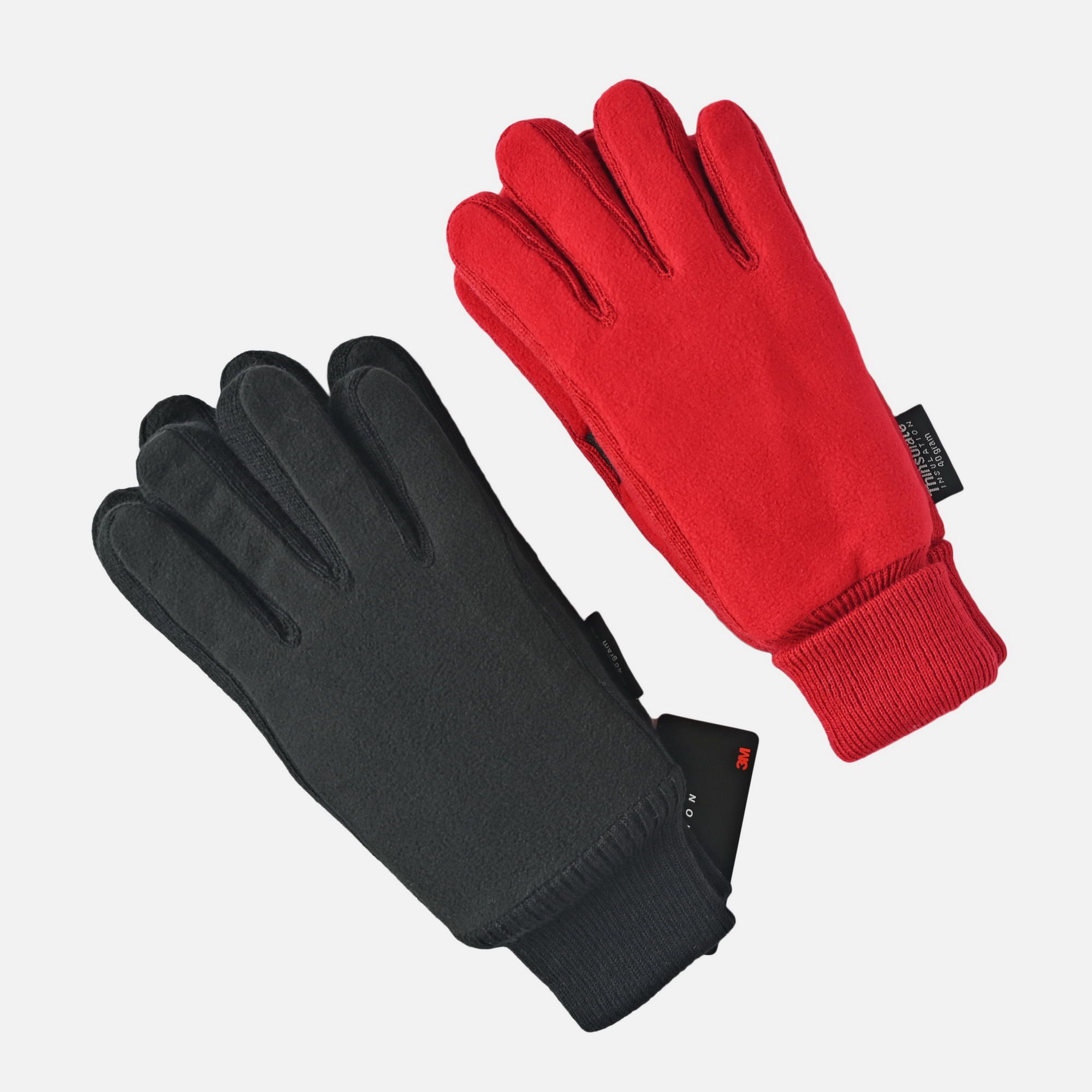 出口3M Thinsulate触屏针织摇粒绒抓红蓝灰藏青色男女冬保暖手套,淘宝优惠券,粉丝福利购,淘宝优惠卷