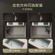 Higold kitchen nano stone sink handmade single tank 304 stainless steel vegetable basin wash basin large single basin package