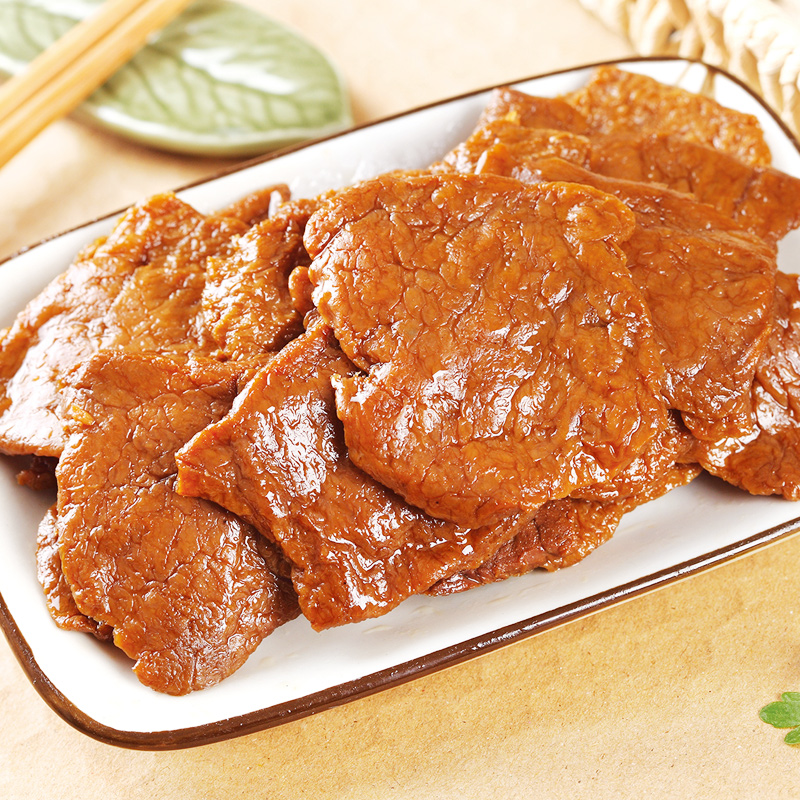 宏香记旗舰店宏香记散装称重牛肉豆脯五香200gXO酱肉脯250g猪肉干福建零食小吃2