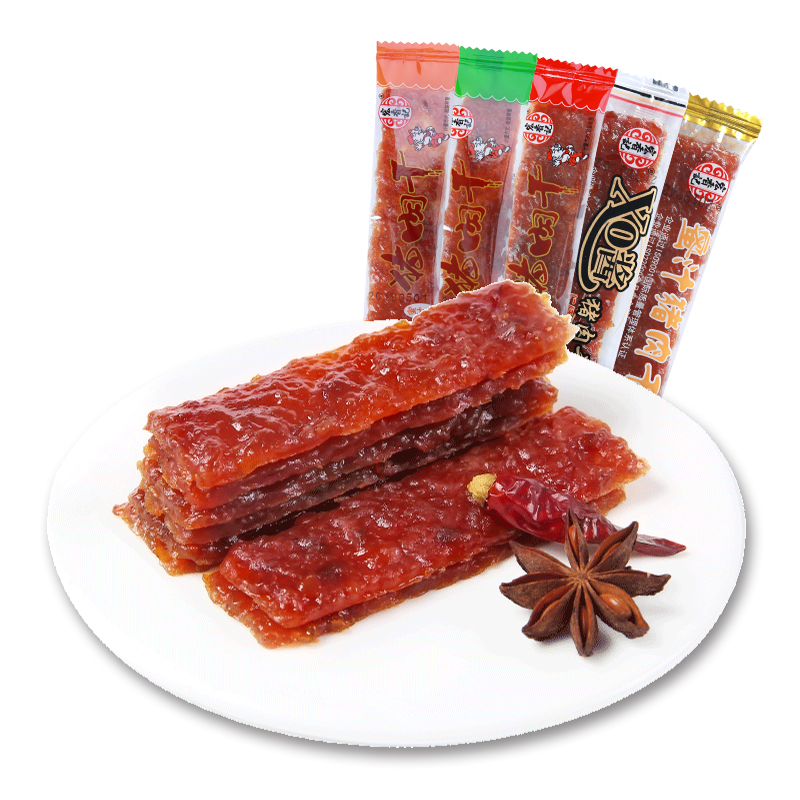 宏香记旗舰店宏香记 长条蜜汁XO酱猪肉脯400g福建零食肉干猪肉小吃独立小包装0