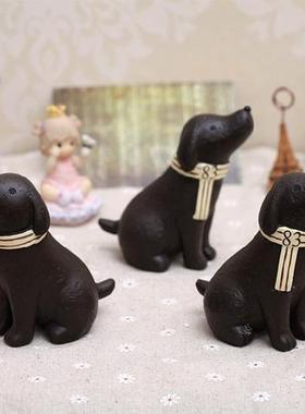 树脂狗动物家居工艺品电视柜名犬