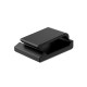 Self-adhesive, punch-free storage flat fiber cable buckle