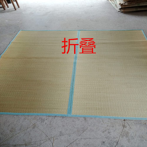 夏季天然草席1.8双人床1.5米蔺草席子学生宿舍0.9m老式凉席 - 图2