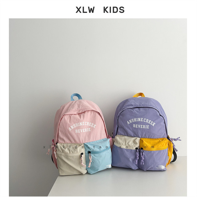 Ins style boys and girls backpacks are lightweight and reduce the burden