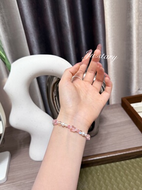 原创施华洛珍珠蝴蝶手链温柔气质显白送礼首选