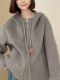 2025 Autumn and Winter New Double-sided Cashmere Coat Women's Mid-Length Hooded Loose Wool Woolen Coat