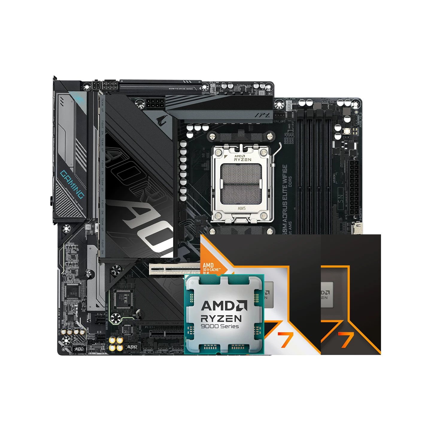 Материнская плата, набор, процессор AMD Ryzen 9700x, 7800×3, 3D, 9800×3